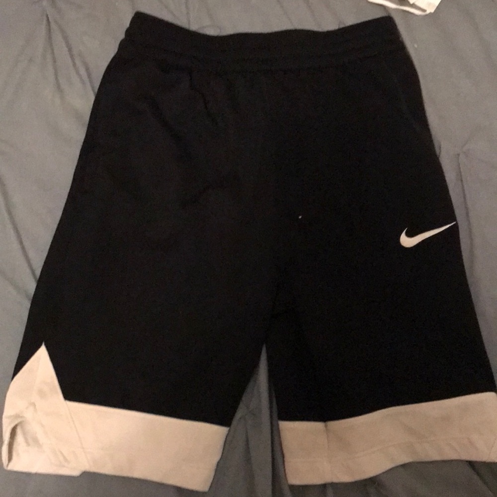 Black and white Nike shorts